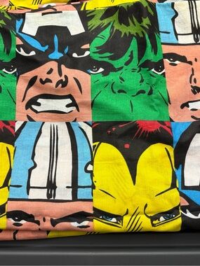 Marvel Superhero Comic Panel Bedding top Sheet in multi sku TR117